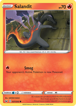 Pokemon Sword & Shield Salandit - 27
