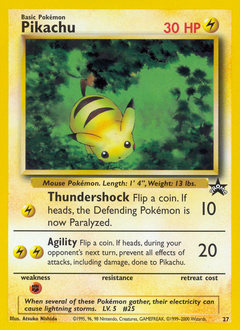 Pokemon Wizards Black Star Promos Pikachu - 27