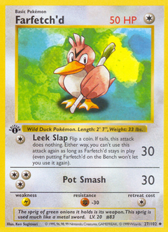 Pokemon Base Farfetch'd - 27