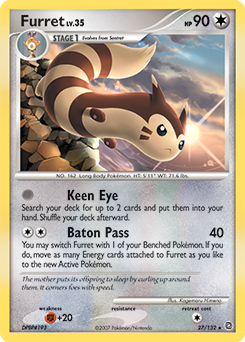 Pokemon Secret Wonders Furret - 27