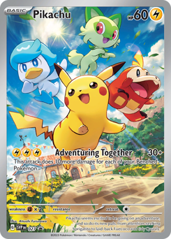 Pokemon Scarlet & Violet Black Star Promos Pikachu - 27