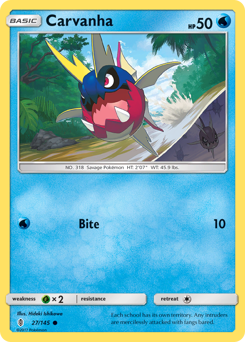 Pokemon Guardians Rising Carvanha - 27