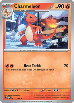 Pokemon Obsidian Flames Charmeleon - 27