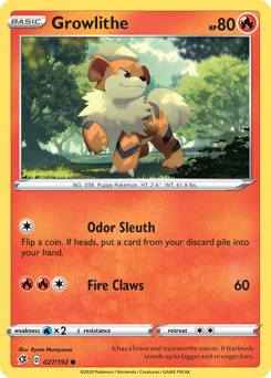 Pokemon Rebel Clash Growlithe - 27