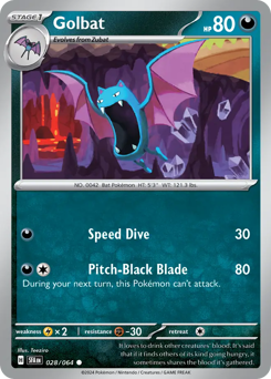 Pokemon Shrouded Fable Golbat - 28