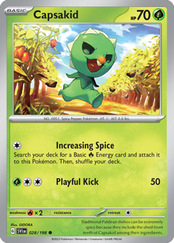 Pokemon Scarlet & Violet Capsakid - 28