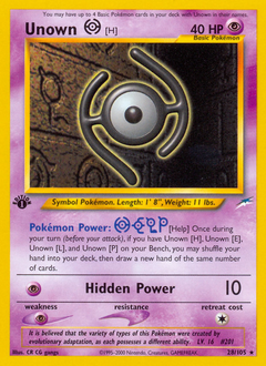 Pokemon Neo Destiny Unown [H] - 28