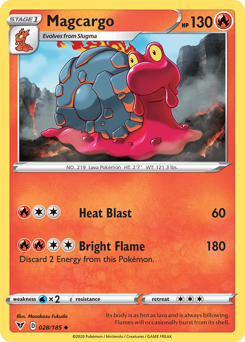Pokemon Vivid Voltage Magcargo - 28