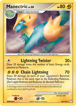 Pokemon Mysterious Treasures Manectric - 28