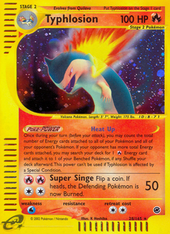 Pokemon Expedition Base Set Typhlosion - 28