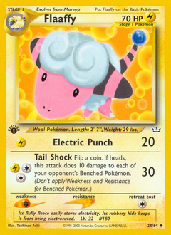 Pokemon Neo Revelation Flaaffy - 28