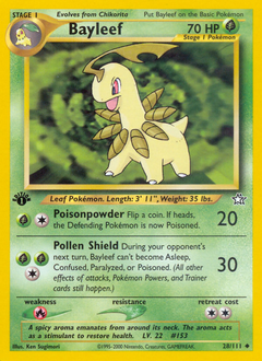 Pokemon Neo Genesis Bayleef - 28