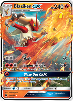 Pokemon Celestial Storm Blaziken-GX - 28