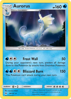 Pokemon Forbidden Light Aurorus - 28
