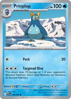 Pokemon Phantasmal Flames Prinplup - 28