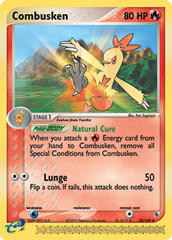 Pokemon Ruby & Sapphire Combusken - 28