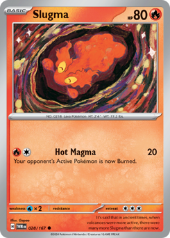 Pokemon Twilight Masquerade Slugma - 28