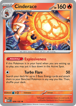 Pokemon Mega Evolution Cinderace - 28