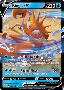 Pokemon Brilliant Stars Kingler V - 28