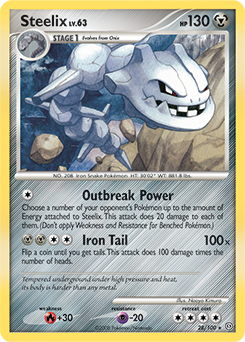 Pokemon Stormfront Steelix - 28
