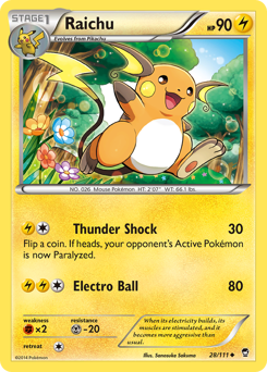 Pokemon Furious Fists Raichu - 28