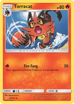 Pokemon Unbroken Bonds Torracat - 28