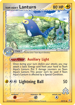 Pokemon Team Magma vs Team Aqua Team Aqua's Lanturn - 28
