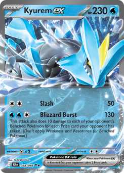Pokemon Black Bolt Kyurem ex - 28