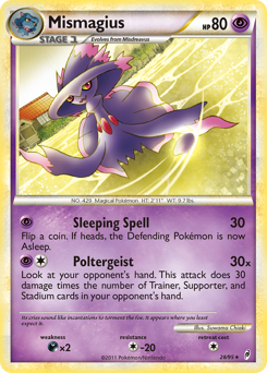 Pokemon Call of Legends Mismagius - 28