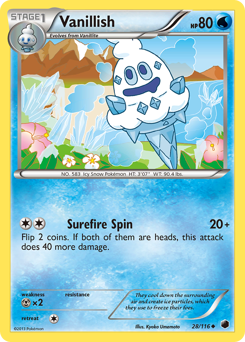 Pokemon Plasma Freeze Vanillish - 28