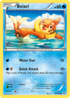 Pokemon Flashfire Buizel - 28