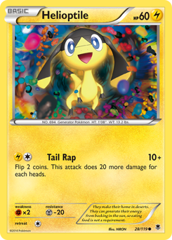 Pokemon Phantom Forces Helioptile - 28