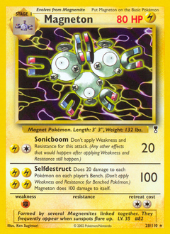 Pokemon Legendary Collection Magneton - 28
