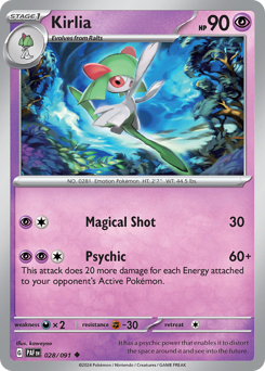 Pokemon Paldean Fates Kirlia - 28