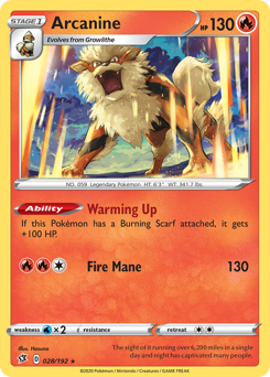 Pokemon Rebel Clash Arcanine - 28
