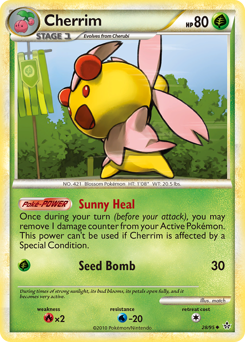 Pokemon HS—Unleashed Cherrim - 28