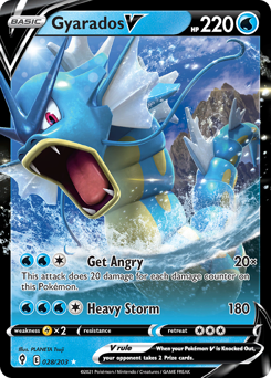 Pokemon Evolving Skies Gyarados V - 28