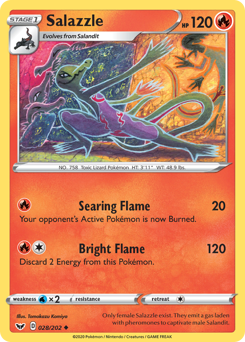 Pokemon Sword & Shield Salazzle - 28