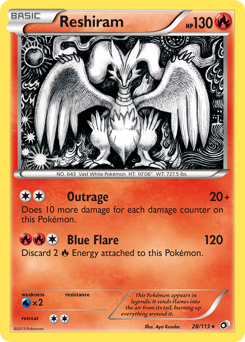 Pokemon Legendary Treasures Reshiram - 28