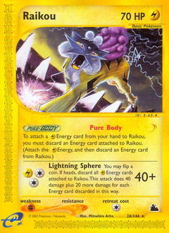 Pokemon Skyridge Raikou - 28