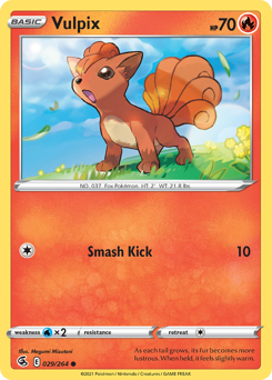 Pokemon Fusion Strike Vulpix - 29