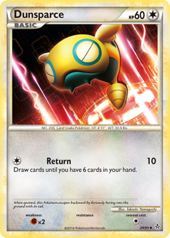Pokemon HS—Unleashed Dunsparce - 29