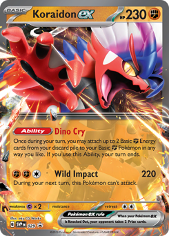 Pokemon Scarlet & Violet Black Star Promos Koraidon ex - 29