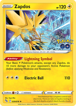 Pokemon Pokémon GO Zapdos - 29