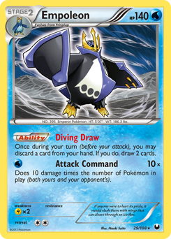 Pokemon Dark Explorers Empoleon - 29