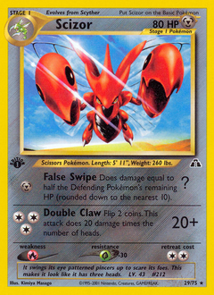 Pokemon Neo Discovery Scizor - 29