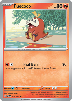 Pokemon Surging Sparks Fuecoco - 29