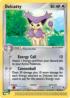 Pokemon Ruby & Sapphire Delcatty - 29