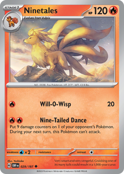 Pokemon Obsidian Flames Ninetales - 29
