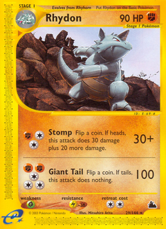 Pokemon Skyridge Rhydon - 29